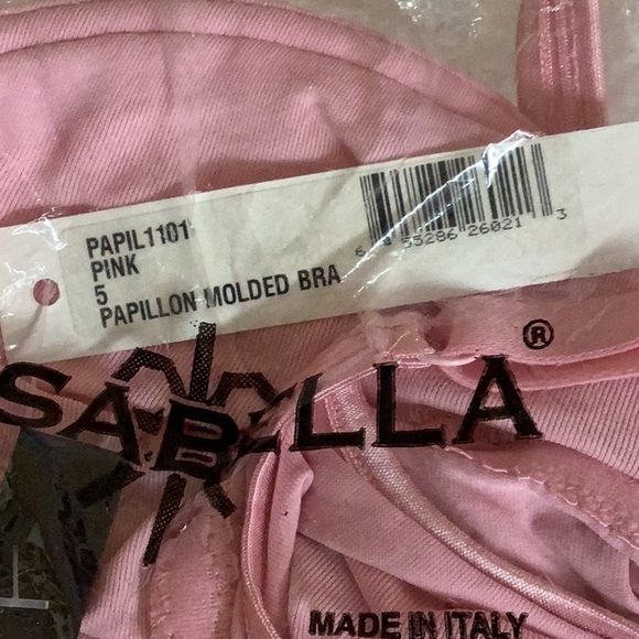 Cosabella Size 5 (36D -38C) Papillon Pink Molded Underwire Bra. New With Tags - Picture 5 of 6